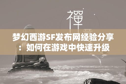 传奇SF发布网经验分享：如何在游戏中快速升级  第2张