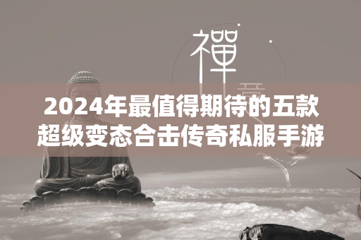 2024年最值得期待的五款超级变态合击传奇私服手游推荐  第4张