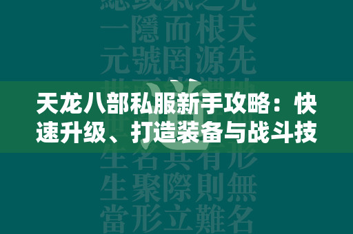 传奇私服新手攻略：快速升级、打造装备与战斗技巧  第2张