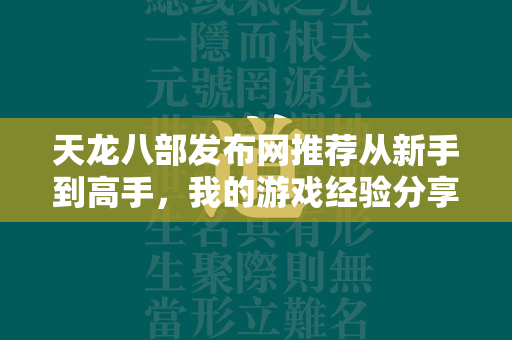 传奇发布网推荐从新手到高手，我的游戏经验分享  第4张