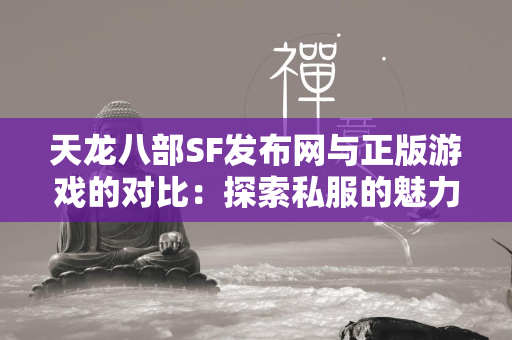 传奇SF发布网与正版游戏的对比：探索私服的魅力  第3张