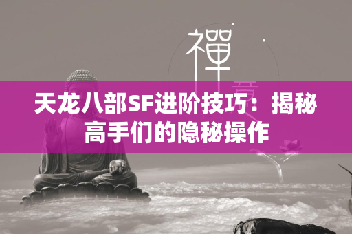 传奇SF进阶技巧：揭秘高手们的隐秘操作  第1张