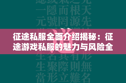 传奇私服全面介绍揭秘：传奇游戏私服的魅力与风险全解析  第4张