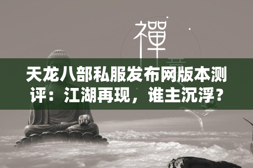 天龙八部私服发布网版本测评：江湖再现，谁主沉浮？  第4张