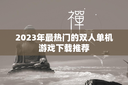 2023年最热门的双人单机游戏下载推荐  第4张