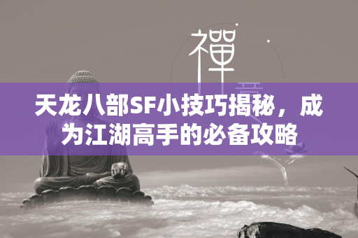 传奇SF小技巧揭秘，成为江湖高手的必备攻略  第1张