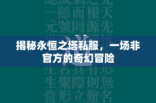 揭秘永恒之塔私服，一场非官方的奇幻冒险  第4张