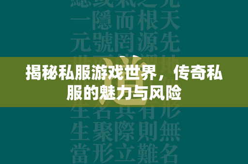 揭秘私服游戏世界，传奇私服的魅力与风险  第4张