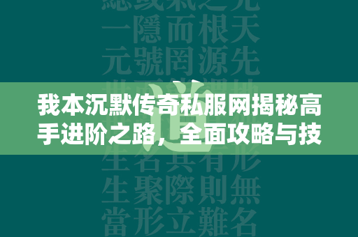 我本沉默传奇私服网揭秘高手进阶之路，全面攻略与技巧分享  第2张