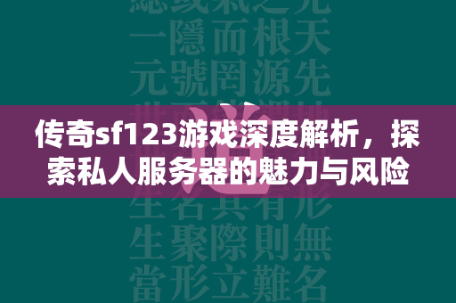 传奇sf123游戏深度解析，探索私人服务器的魅力与风险