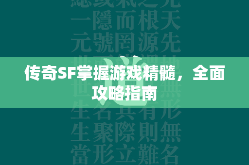 传奇SF掌握游戏精髓，全面攻略指南  第2张