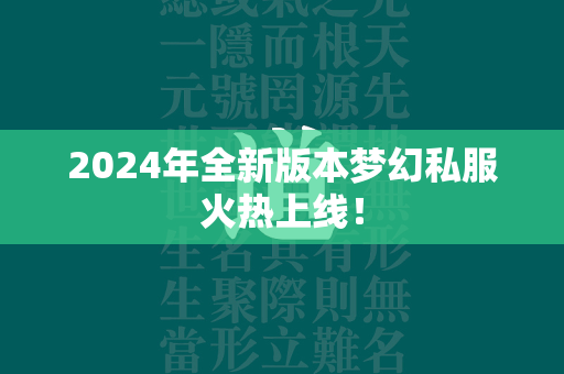 2024年全新版本梦幻私服火热上线！  第4张