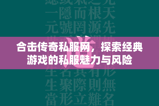 合击传奇私服网，探索经典游戏的私服魅力与风险  第2张