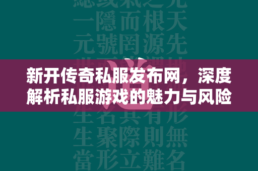 新开传奇私服发布网，深度解析私服游戏的魅力与风险  第1张