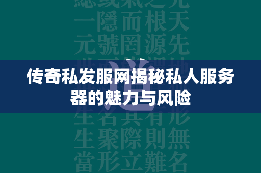 传奇私发服网揭秘私人服务器的魅力与风险  第2张