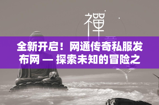 全新开启！网通传奇私服发布网 — 探索未知的冒险之旅  第1张