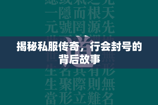 揭秘私服传奇，行会封号的背后故事  第2张