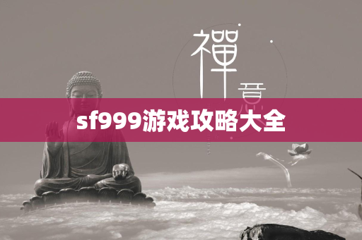 sf999游戏攻略大全