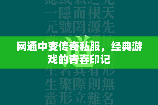 网通中变传奇私服，经典游戏的青春印记  第2张